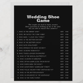 Minimalistisch Elegant Formal Black Wedding Shoe G