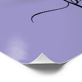 Minimalistisch Elegant Gelukkig Golfer Design Perfect Poster (Hoek)