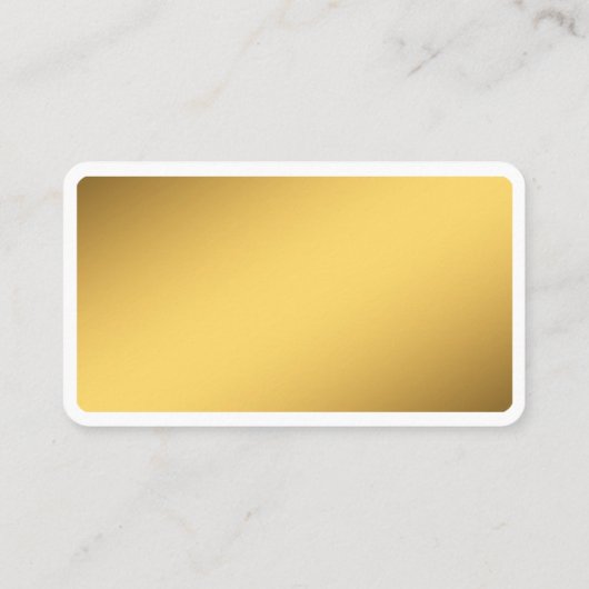 Minimalistisch Elegant Gold Logo Financial Consult Visitekaartje (Achterkant)