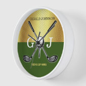 Minimalistisch Elegant Golf Monogram (Hoek)