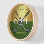 Minimalistisch Elegant Golf Monogram (Hoek)