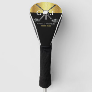 Minimalistisch Elegant Golf Monogram Golfheadcover