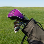 Minimalistisch Elegant Golf Monogram Ontwerp Golfheadcover (Insitu)
