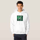 Minimalistisch Elegant Golf Monogram Ontwerp Hoodie (Voorkant volledig)