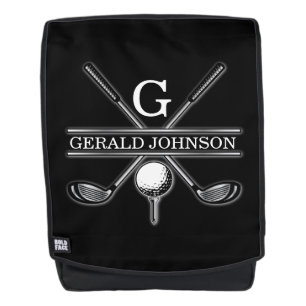 Minimalistisch Elegant Golf Monogram Rugtassen