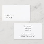 Minimalistisch elegant grafisch ontwerp Profession Visitekaartje (Voorkant / Achterkant)