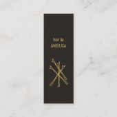 Minimalistisch Elegant Hair Stylist-Visitekaartje Mini Visitekaartje (Voorkant)