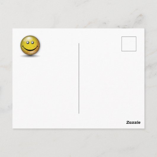 Minimalistisch Elegant Happy Golfer-ontwerp Briefkaart (Achterkant)