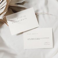 Minimalistisch Elegant Ivory Bridesmaid-voorstel K
