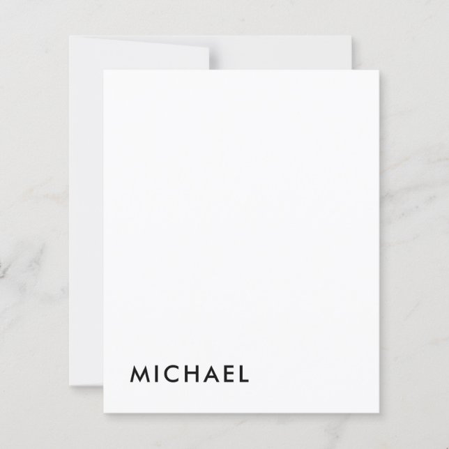 Minimalistisch elegant klassiek, eenvoudig (Voorkant)
