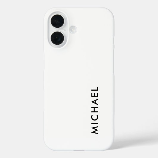 Minimalistisch elegant klassiek, eenvoudig Case-Mate iPhone case (Achterkant)