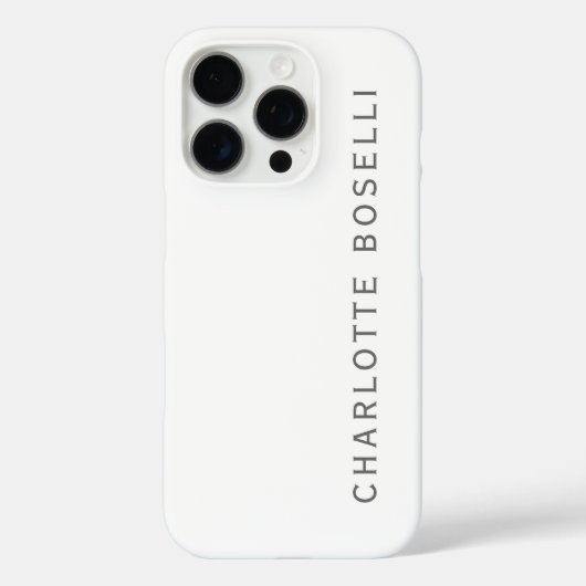 Minimalistisch elegant klassiek, eenvoudig Case-Mate iPhone case (Achterkant)