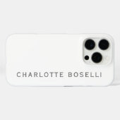 Minimalistisch elegant klassiek, eenvoudig Case-Mate iPhone case (Achterkant (horizontaal))