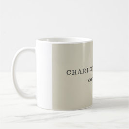 Minimalistisch elegant klassiek, eenvoudig koffiemok