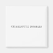 Minimalistisch elegant klassiek, eenvoudig magneet (Voorkant)