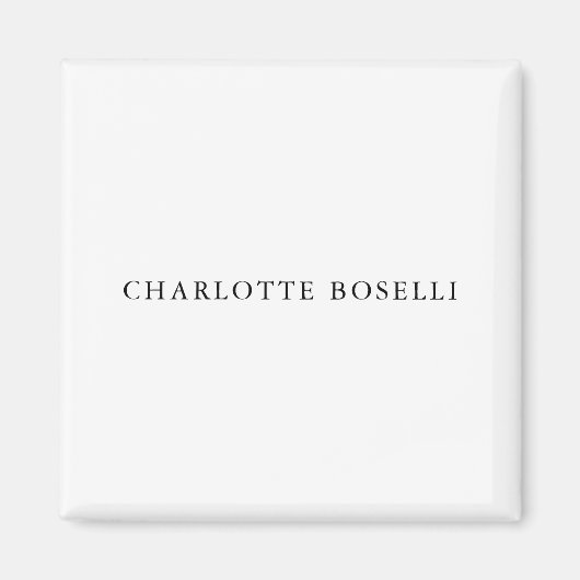 Minimalistisch elegant klassiek, eenvoudig magneet (Voorkant)