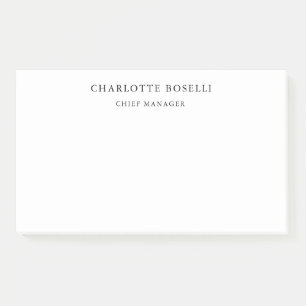 Minimalistisch elegant klassiek, eenvoudig post-it® notes