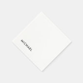 Minimalistisch elegant klassiek, eenvoudig servet (Hoek)