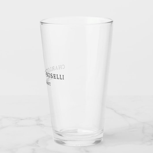 Minimalistisch elegant klassieker glas (Links)
