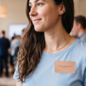 Minimalistisch elegant klassieker naambadge