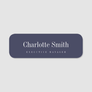 Minimalistisch elegant klassieker naamplaatje