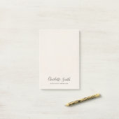 Minimalistisch elegant klassieker post-it® notes (Op bureau)