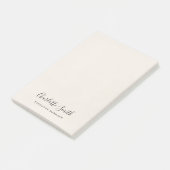 Minimalistisch elegant klassieker post-it® notes (Schuin)