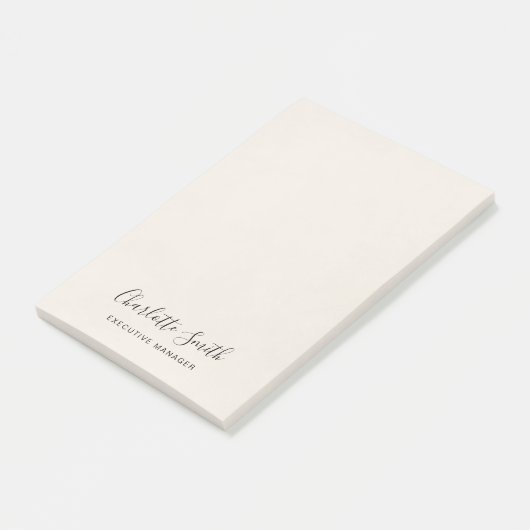 Minimalistisch elegant klassieker post-it® notes (Schuin)