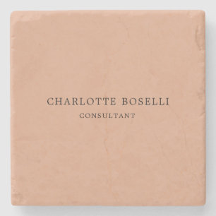 Minimalistisch elegant klassieker stenen onderzetter