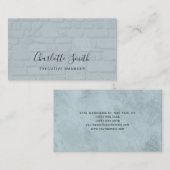 Minimalistisch elegant klassieker visitekaartje (Voorkant / Achterkant)