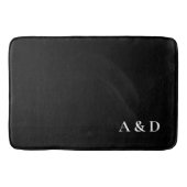 Minimalistisch Elegant Koppel Monogram Housewarmin Badmat (Voorkant)