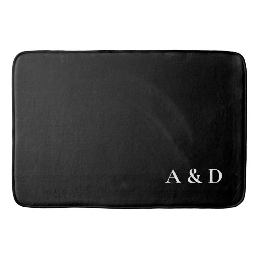 Minimalistisch Elegant Koppel Monogram Housewarmin Badmat (Voorkant)