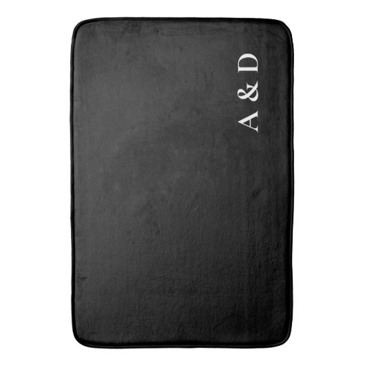 Minimalistisch Elegant Koppel Monogram Housewarmin Badmat (Voorkant Verticaal)