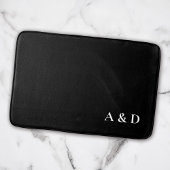 Minimalistisch Elegant Koppel Monogram Housewarmin Badmat