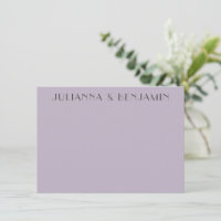 Minimalistisch Elegant Lavender Lila aangepast art