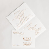 Minimalistisch Elegant Modern Wedding Ceremony Pro Programma