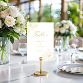 Minimalistisch Elegant Omtrek Bloemen Bruiloft Kaart