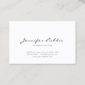Minimalistisch Elegant Professional Modern Clean P Visitekaartje (Voorkant)