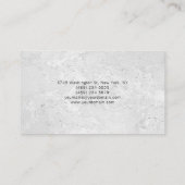 Minimalistisch elegant Professional Premium dik gr Visitekaartje (Achterkant)