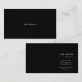 Minimalistisch elegant professioneel Visitekaartje (Voorkant / Achterkant)