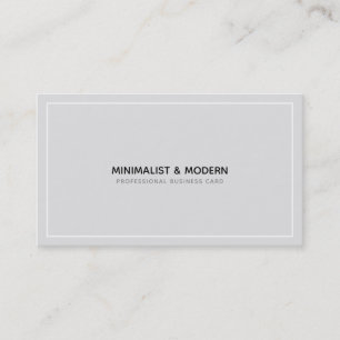 Minimalistisch Elegant Professioneel zwart wit Visitekaartje