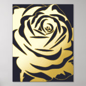 Minimalistisch Elegant Roos Folie Afdrukken (Voorkant)