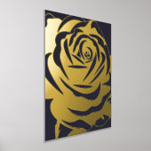 Minimalistisch Elegant Roos Folie Afdrukken (Laagn)