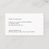 Minimalistisch Elegant Roos White Beauty Coupon (Achterkant)