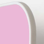 Minimalistisch Elegant Roze Modern Monogram Pickleball Paddle (Links Detail)