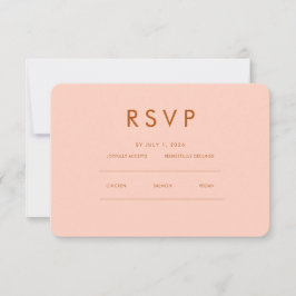 minimalistisch elegant | RSVP- en QR-website RSVP Kaartje