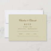 Minimalistisch Elegant | RSVP & QR Website (Voorkant)