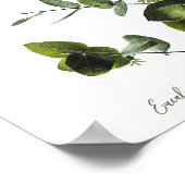 Minimalistisch Elegant Sage Eucalyptus Poster (Hoek)