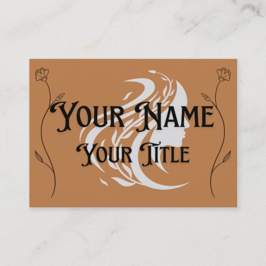 Minimalistisch Elegant Salon Visitekaartje (Voorkant)