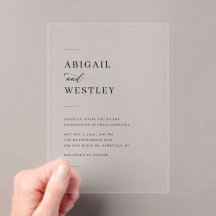 Minimalistisch Elegant Script Black and White Wedd